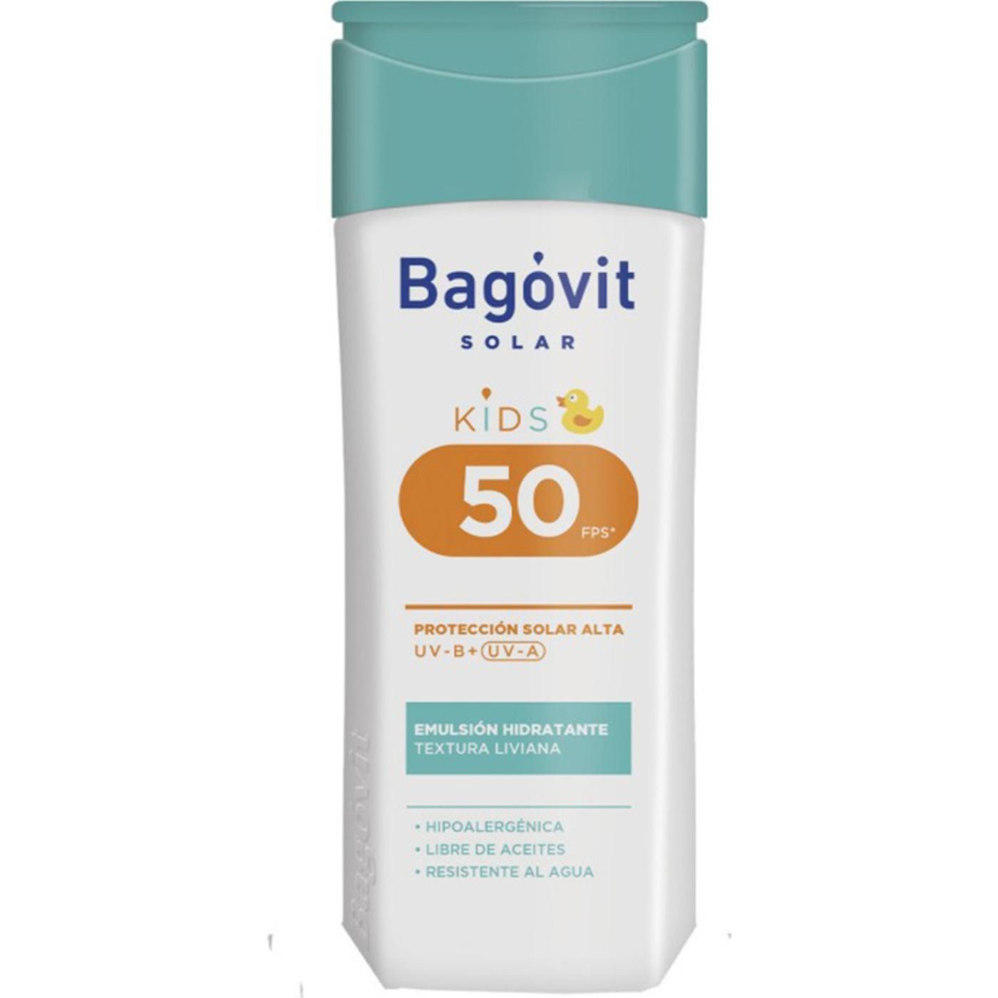 Protector Solar Bagóvit Family Care Kid Fps 50 200 ml