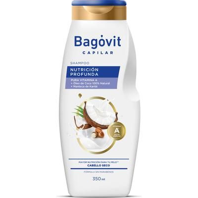 Shampoo Bagovit Nutrición Profunda 350 ml