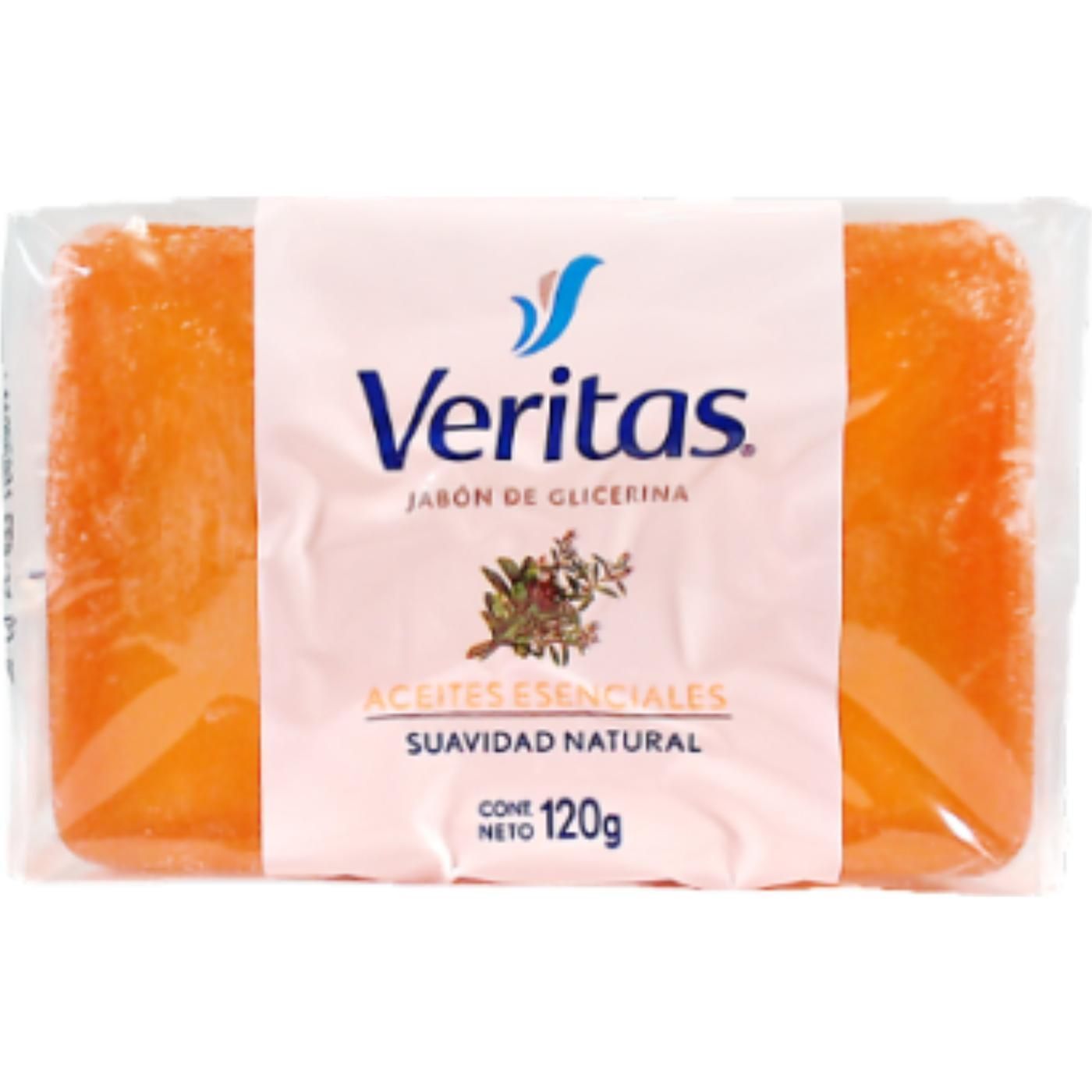 Jabón Veritas De Glicerina Con Aceites Esenciales 120 g