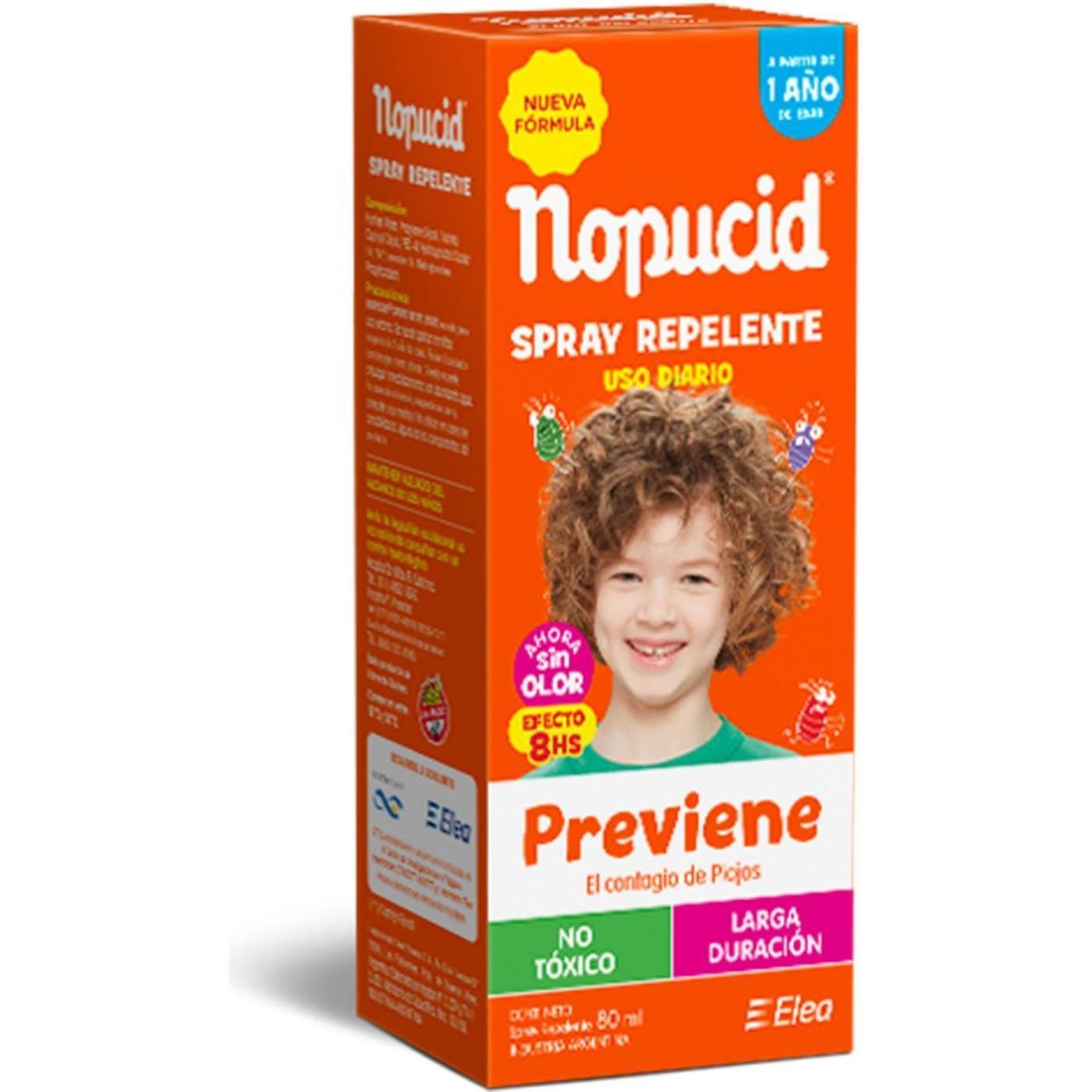Repelente En Splay Nopucid Emulsión 80 ml