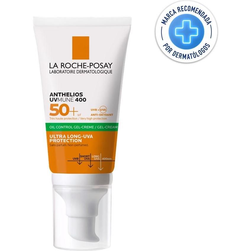 Protector Solar En Gel Fps 50+ La Roche Posay Anthelios XL Toque Seco 50 ml