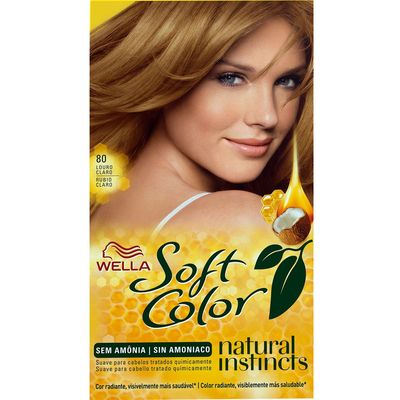 Tinte Capilar Wella Soft Color N°80 Rubio Claro