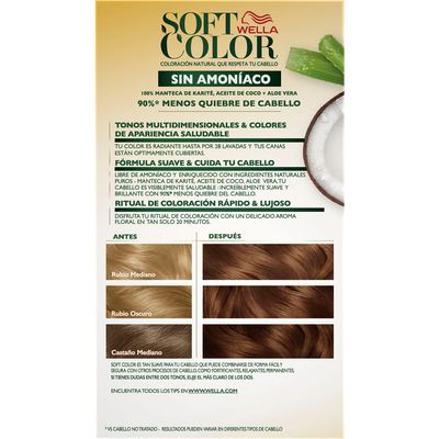 Kit Coloración Wella Soft Color Numero 71 Rubio Ceniza