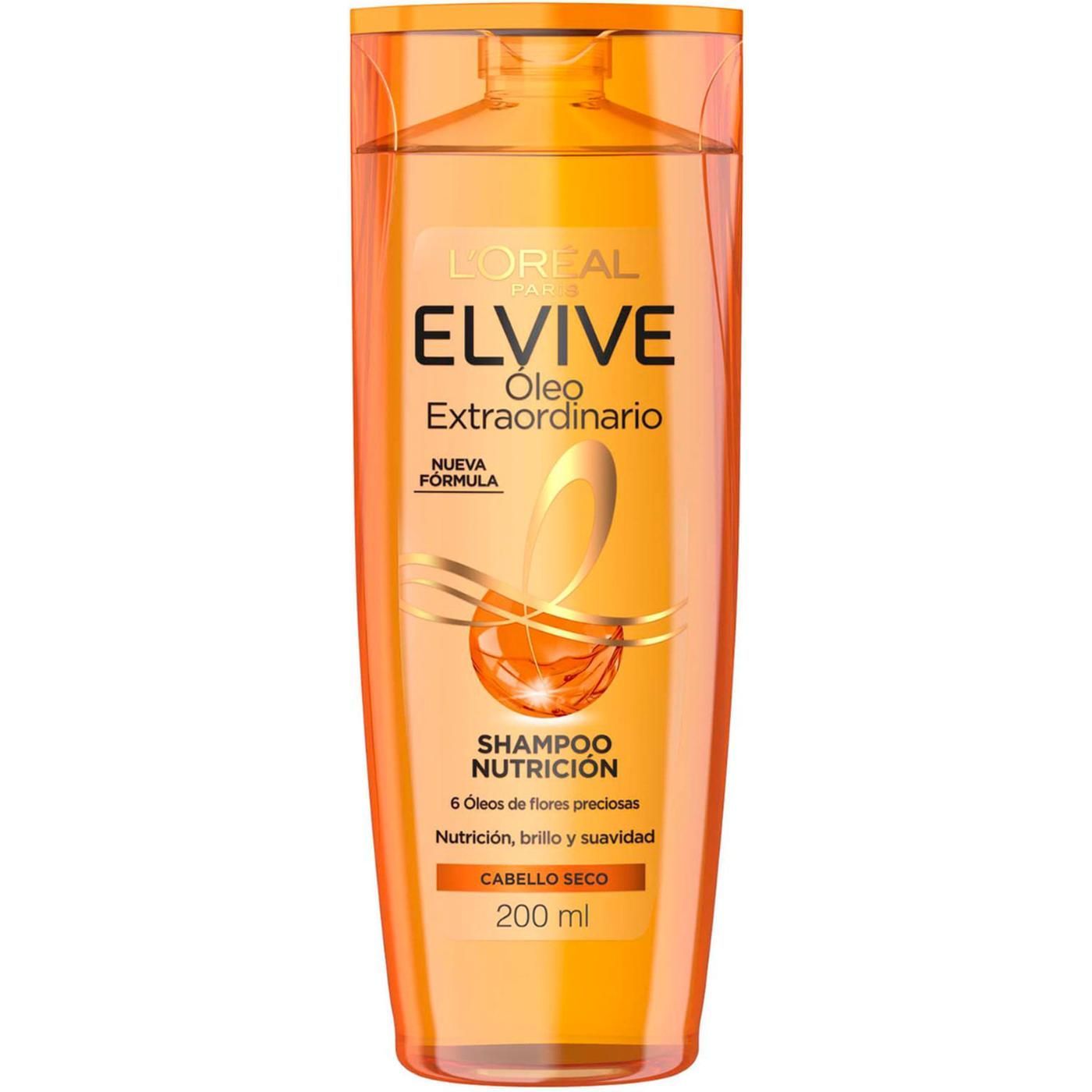 Shampoo Elvive Oleo Extraordinario Nutrición Universal 200 ml
