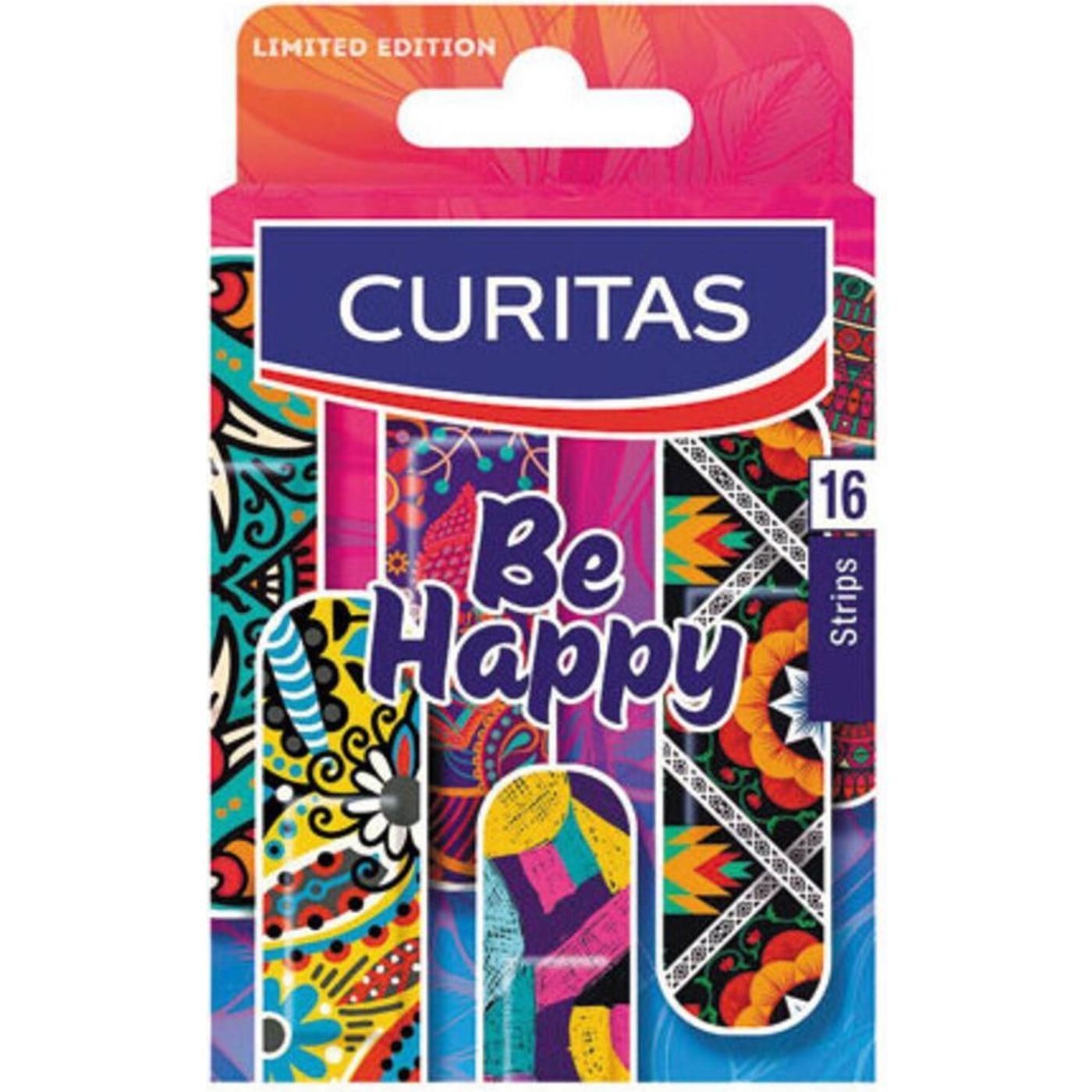 Apositos Tela Elastica Curitas Be Happy 16 Unidades