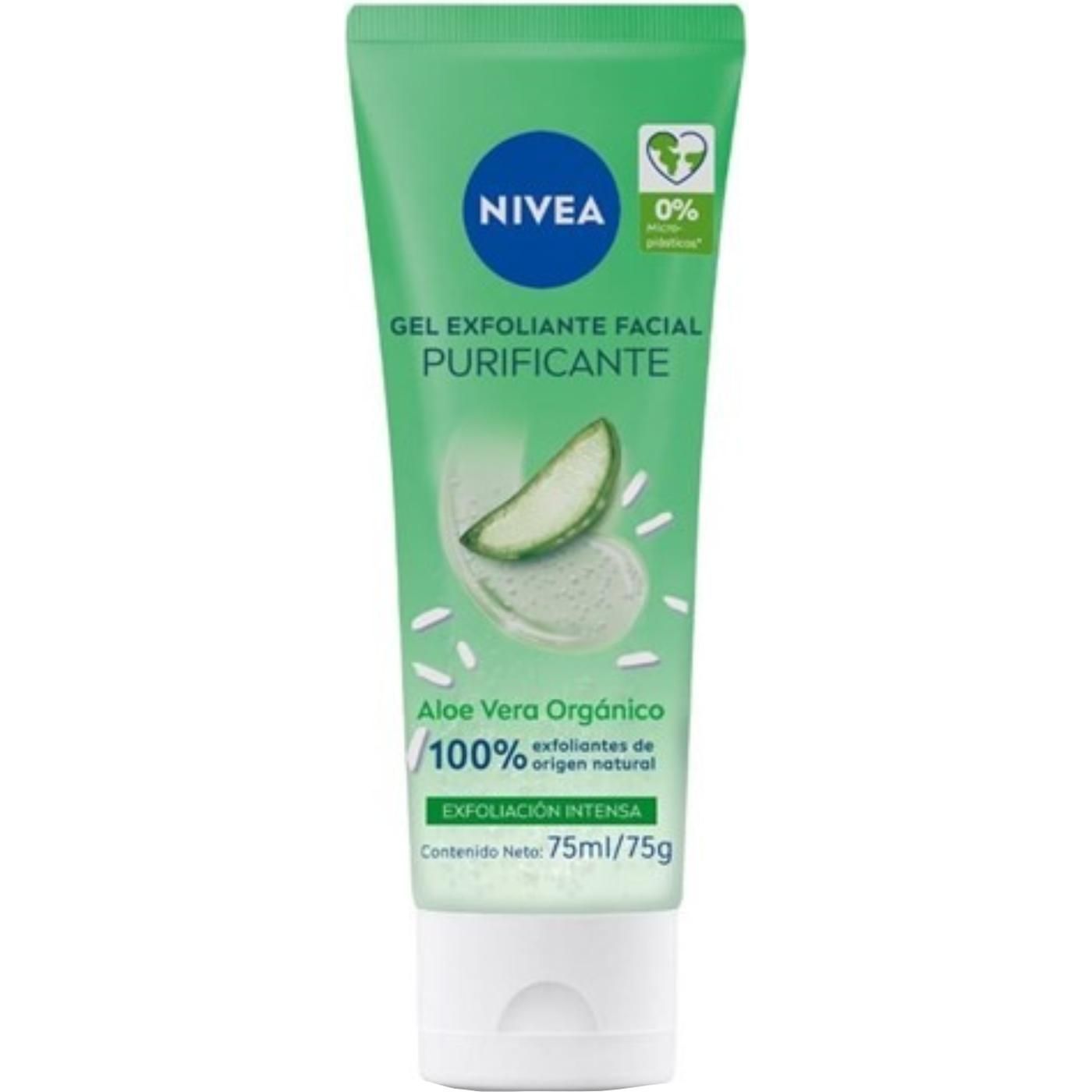 Gel Exfoliante Facial Nivea Purificante Aloe Vera 75 ml