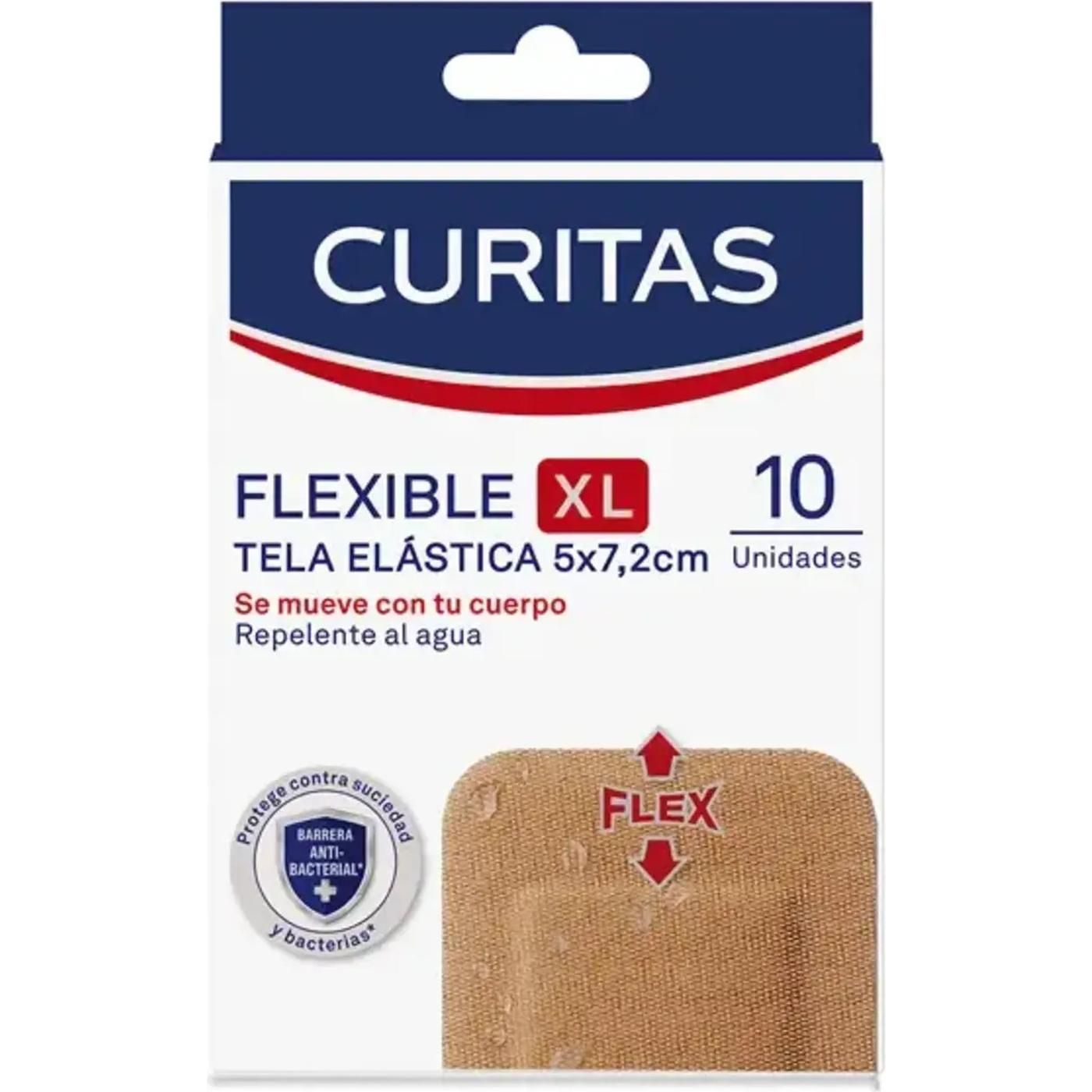 Apósito Curitas Flexible XL 10 Unidades