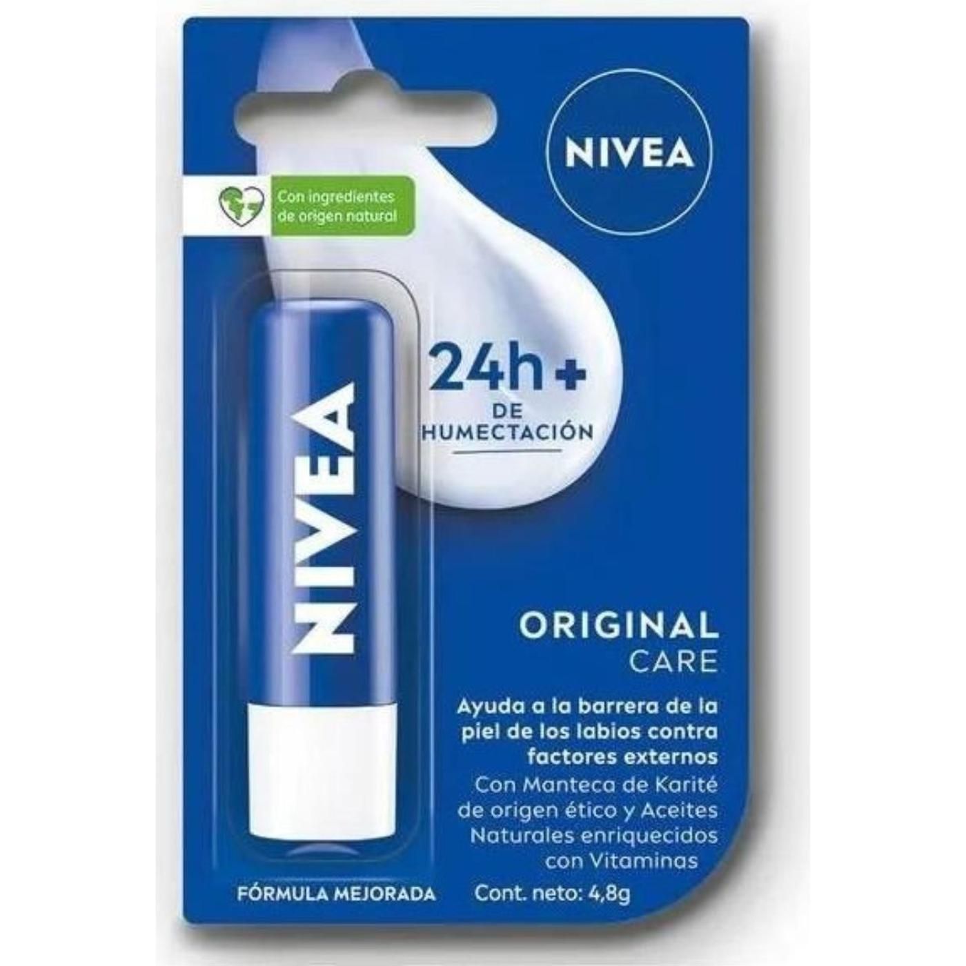 Protector Labial Nivea Essential Care 1 Unidad
