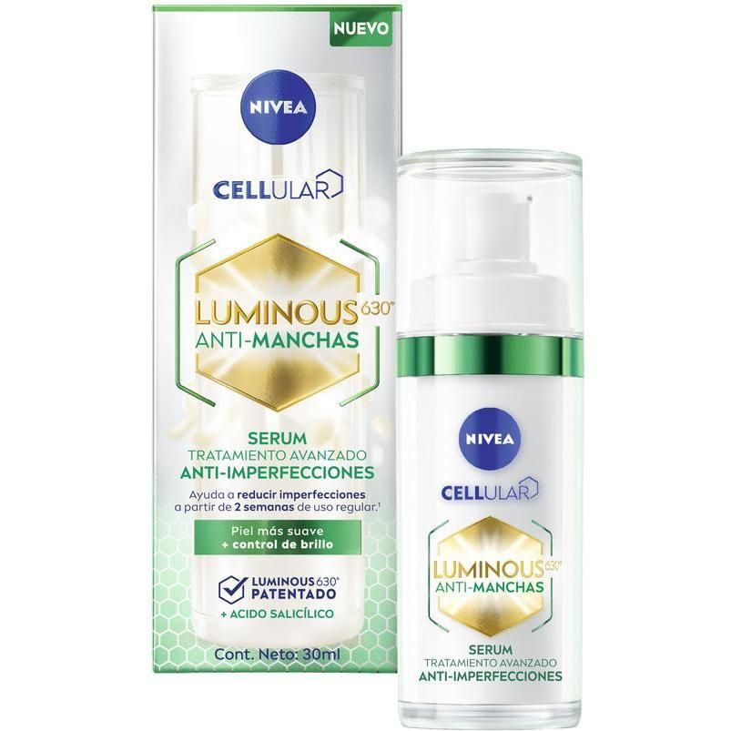 Serum Anti-Acné NIVEA Luminous630 Tratamiento avanzado Anti-Imperfecciones 30 ml