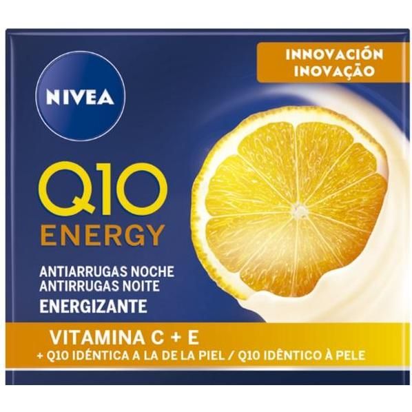 Crema Facial Antiarrugas Q10 Nivea Noche 50 ml