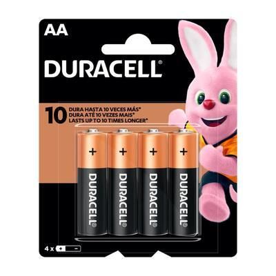 Pila Alcalina Duracell Aa Paquete 4 Unidades
