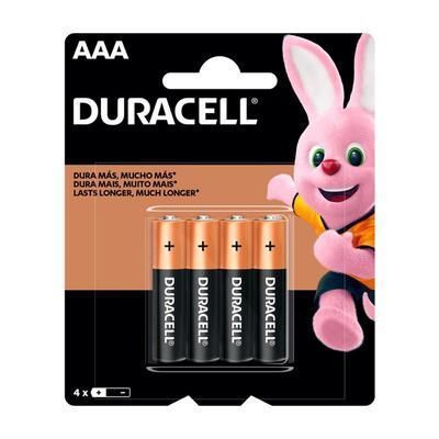 Pilas Alcalinas Duracell AAA Blister De 4 Unidades
