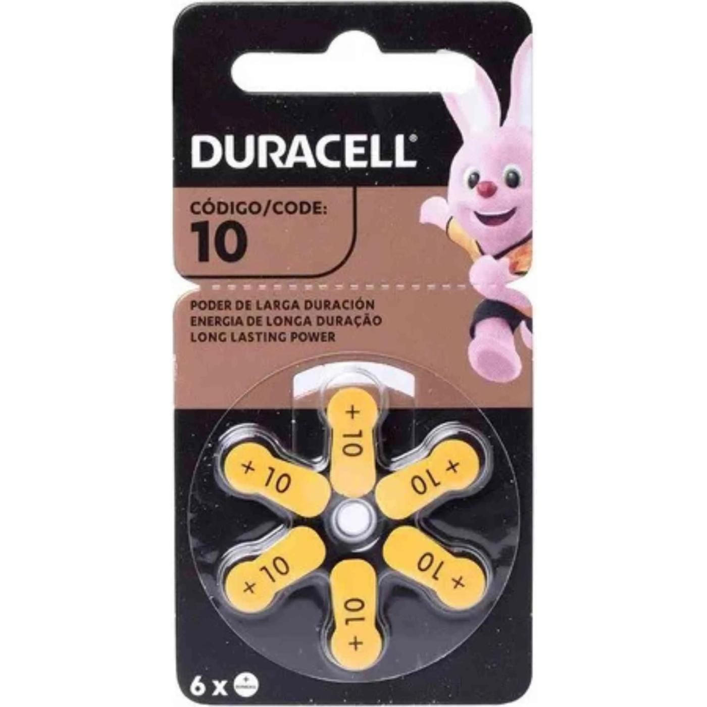 Pila Duracell Auditiva 10 6 Unidades
