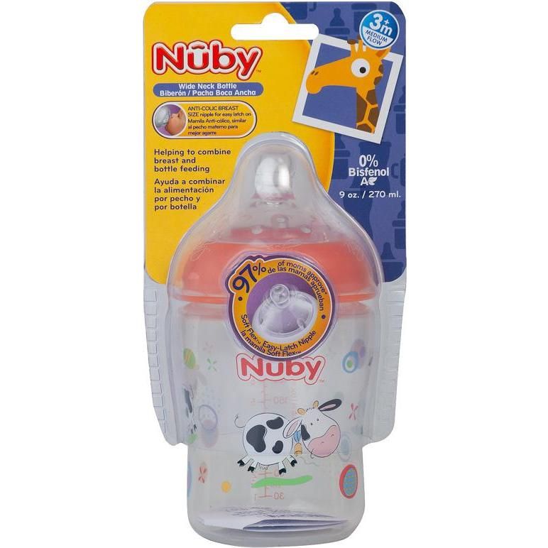 Biberon Nuby Print 270Ml