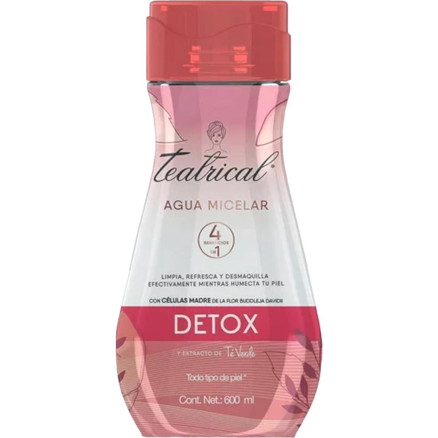 Agua Micelar Teatrical Detox 600 ml
