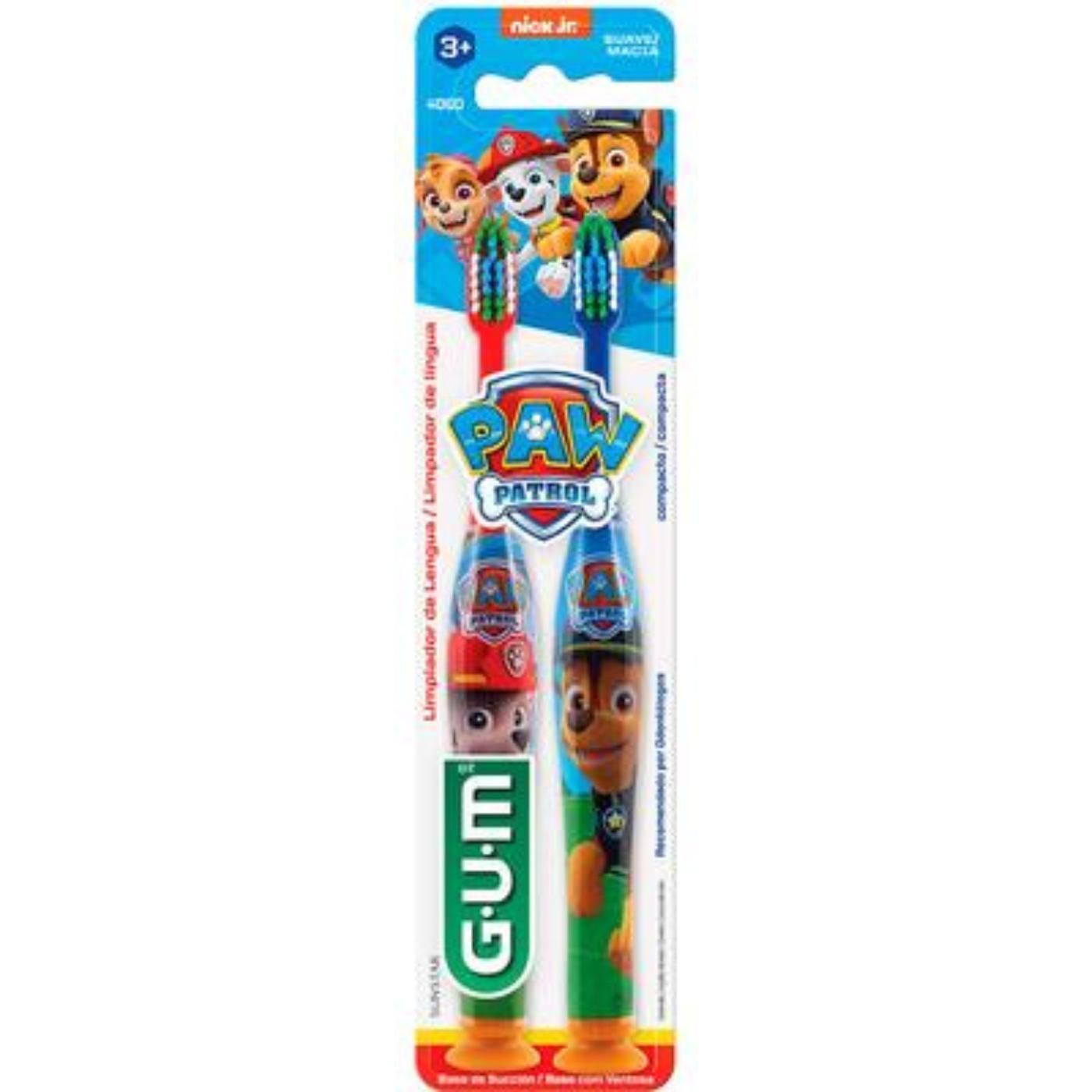 Cepillo Dental Gum Infantil Paw Patrol 2 Unidades