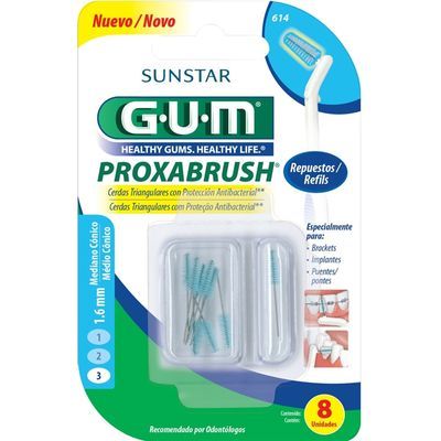 Repuesto Cepillo Interdental Proxabrush GUM X8 Unidades