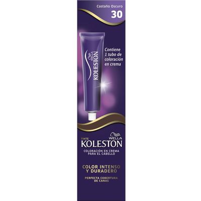 Tinte De Coloración En Crema Koleston N°30 Castaño Oscuro 50 g