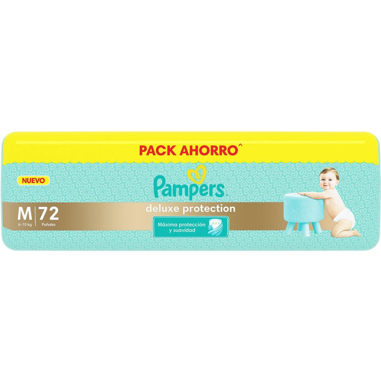 Pañales Pampers Talle M Deluxe 72 Unidades