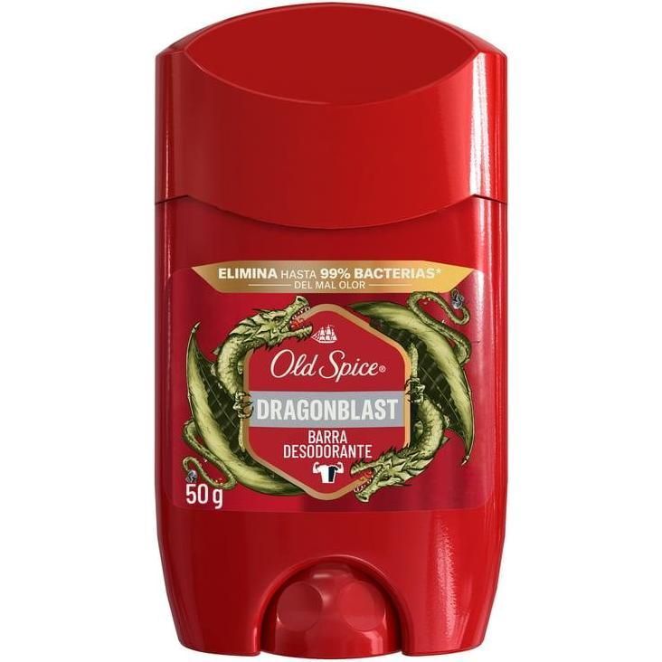 Antitranspirante Old Spice Barra Dragonblast Aroma Cedro 50 g