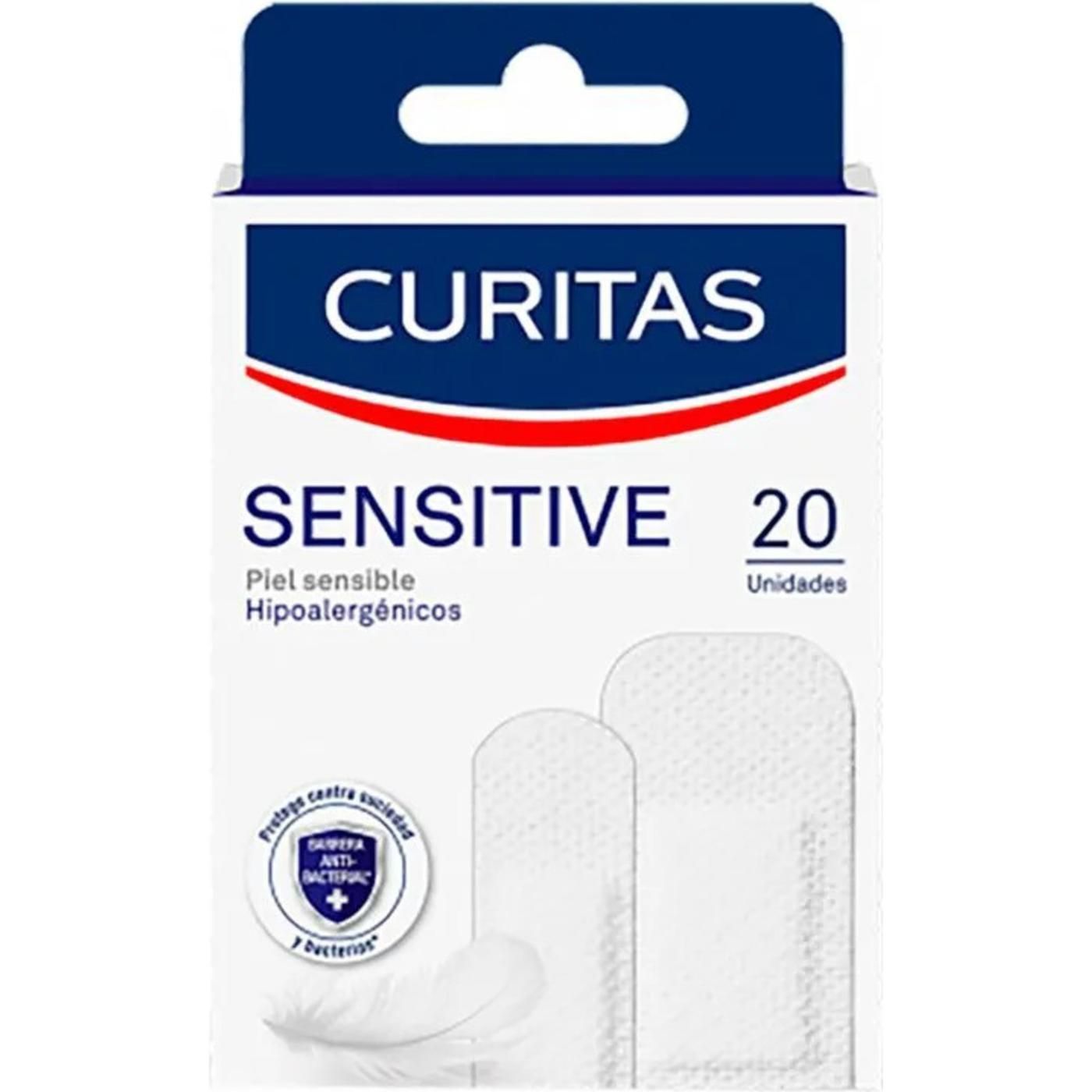 Apósitos Adhesivos Curitas Sensitive 20 Unidades