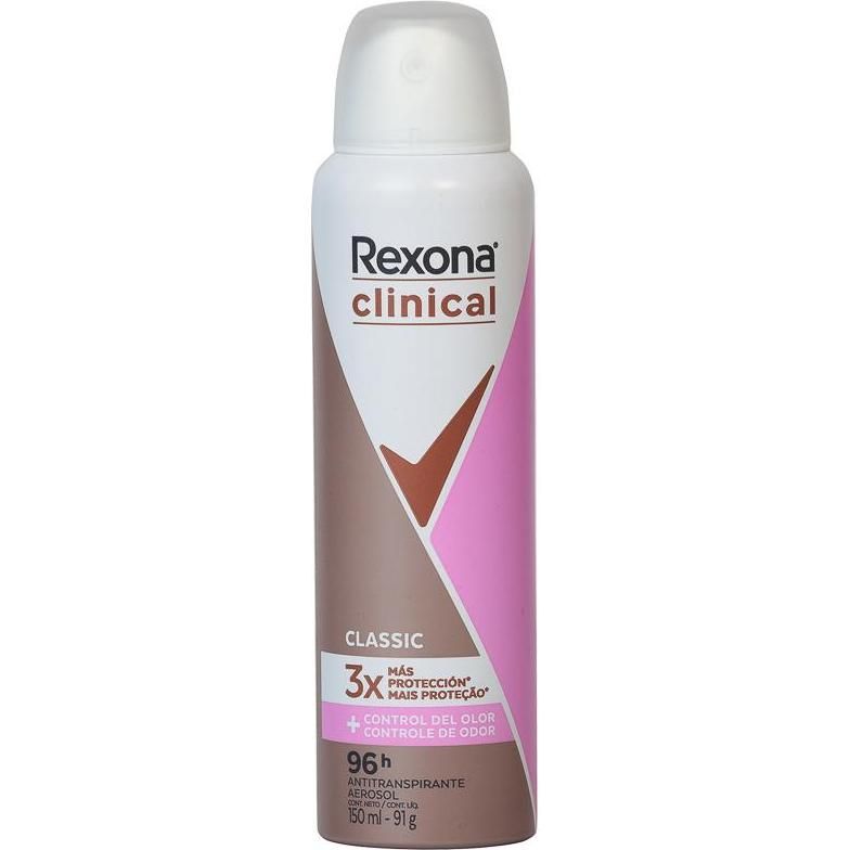 Antitranspirante Rexona Clinical Classic En Aerosol 150 ml