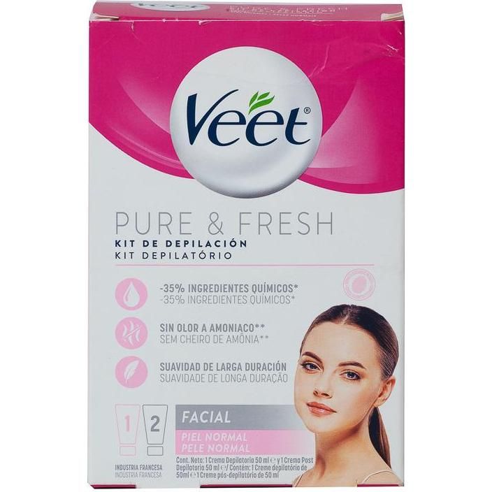 Crema Facial Veet Kit 2 x 50 ml