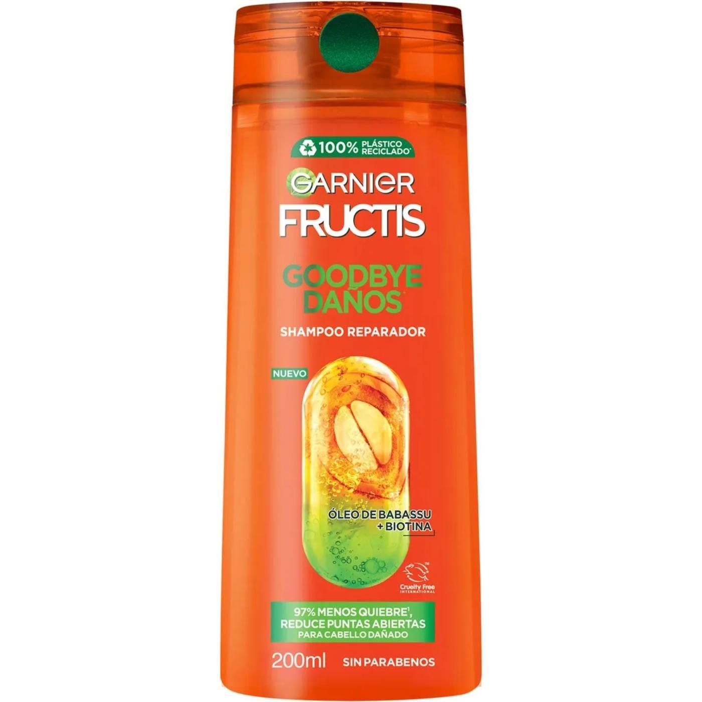 Shampoo Fructis Reparador Goodbye Daño 200 ml