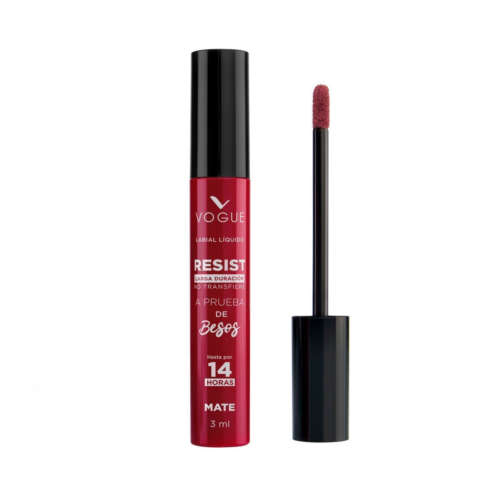 Labial Líquido Vogue Resist Tono Apasionada 3 ml