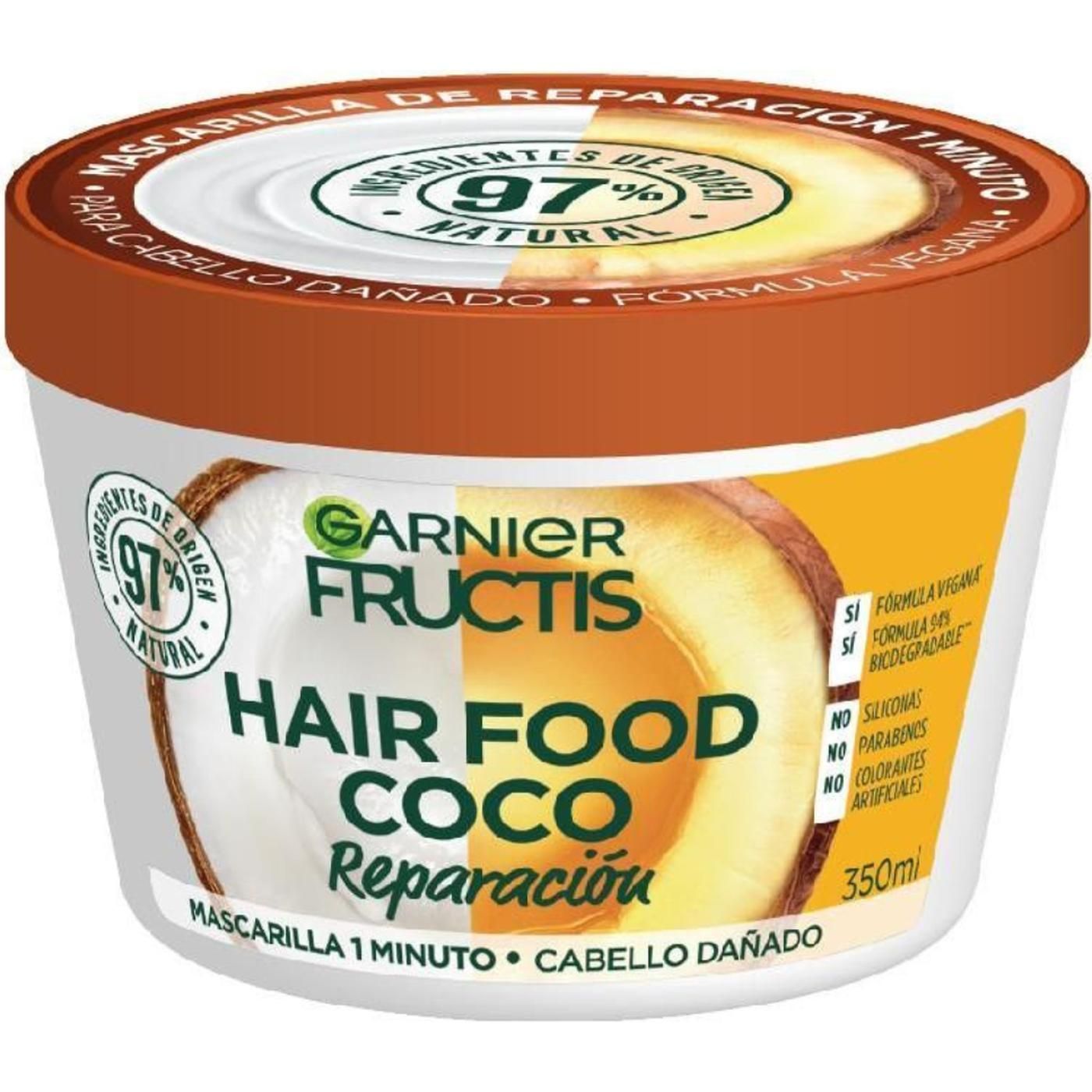 Mascarilla Fructis Garnier Hair Food Coco 350 ml
