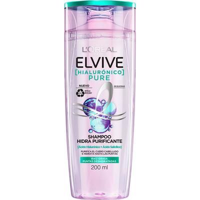 Shampoo Elvive Pure Hialurónico 200 ml