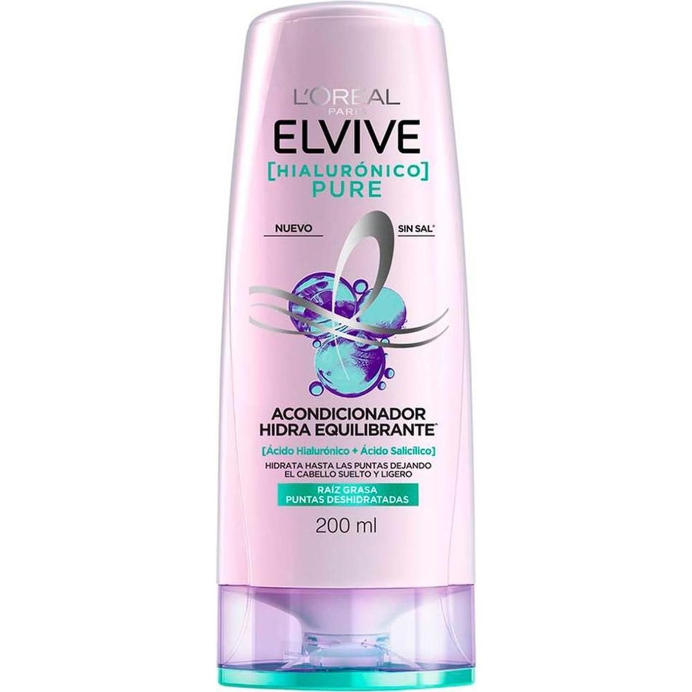 Acondicionador Elvive Hialuronic Pure 200 ml