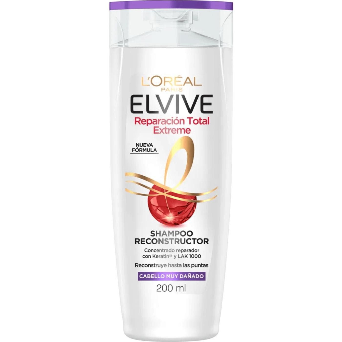 Shampoo Elvive Reparación Total 5 Extreme 200 ml