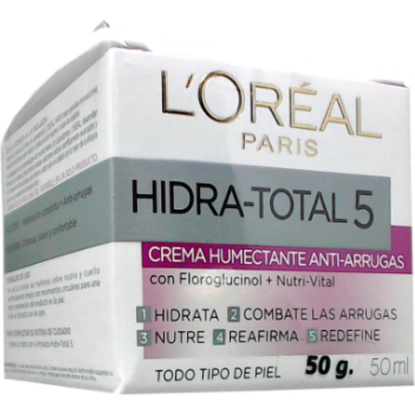 Crema L'Oréal Paris Facial Hidra 5 Total 50 g