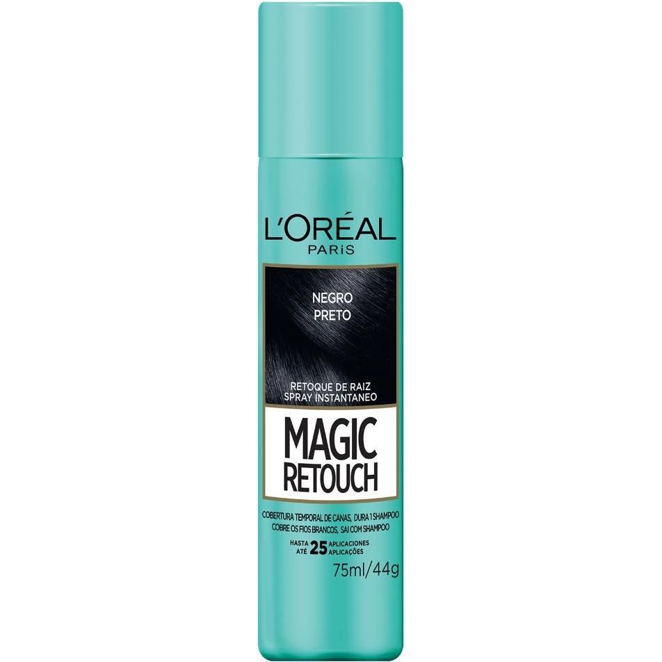 Retocador De Raíz En Aerosol L'oréal Magic Retouch Negro 75 ml