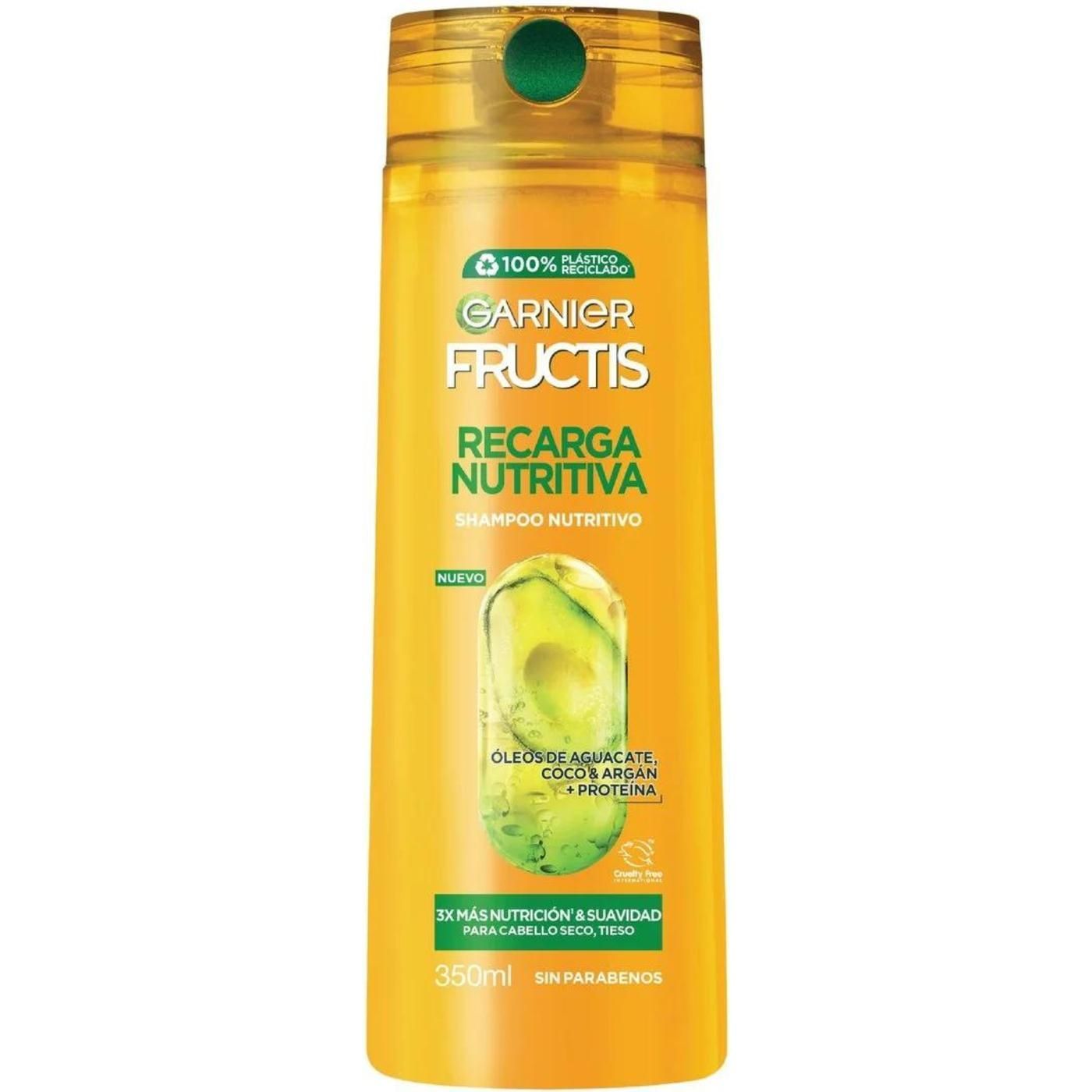 Shampoo Garnier Fructis Oil Repair Recarga Nutritiva 350 ml
