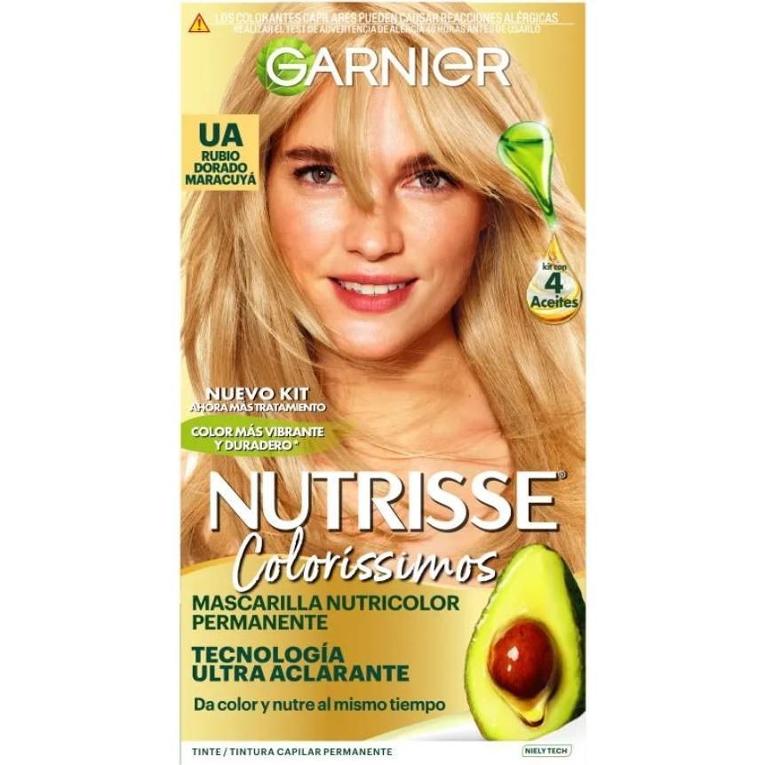 Kit De Coloración Permanente Nutrisse Colorissimo Tono 10.13 Maracuya 1 Unidad