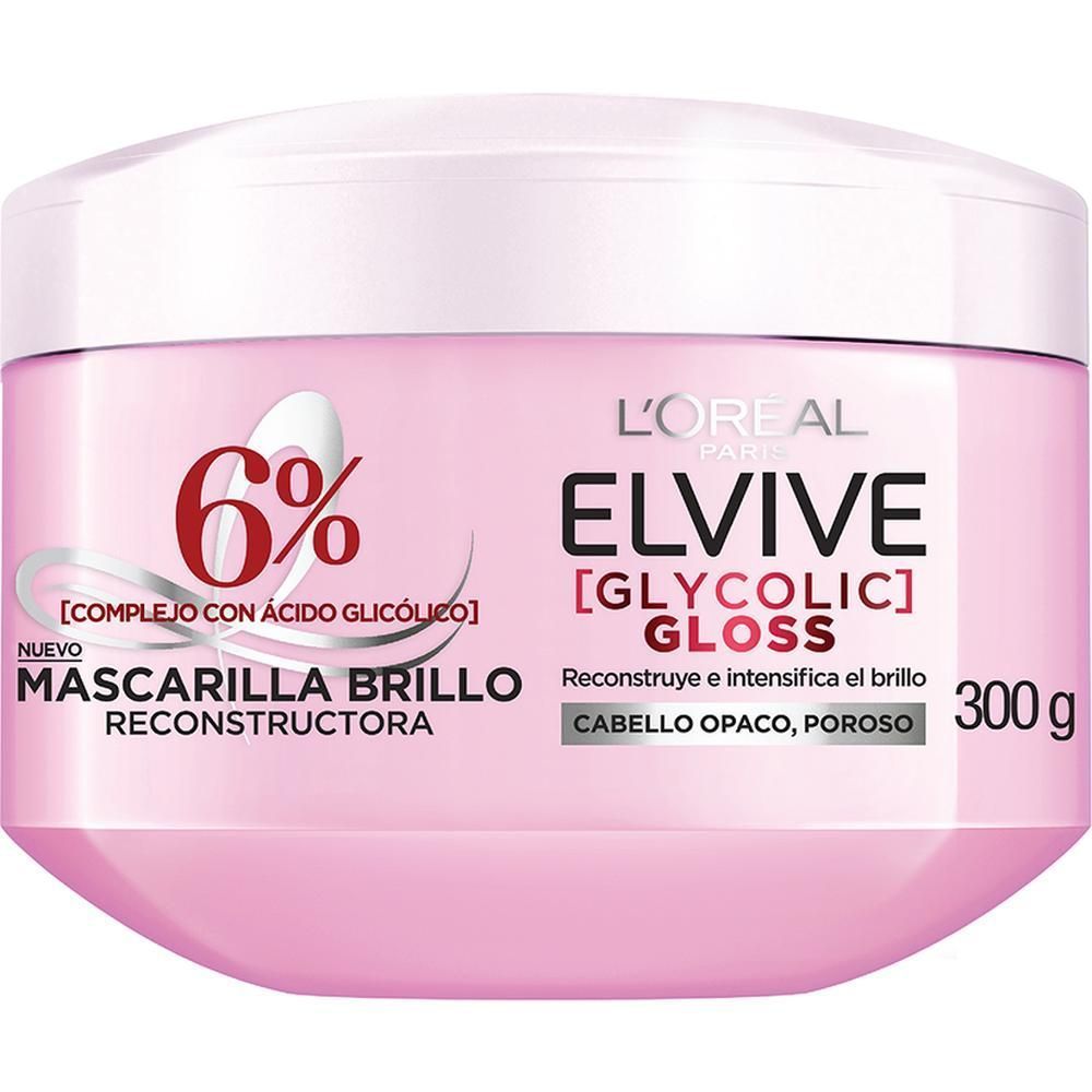 Crema Tratamiento Glycolic Gloss Elvive 300 Ml