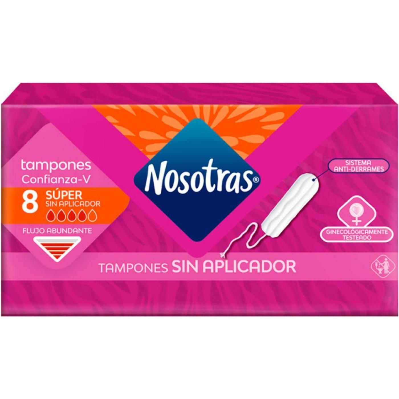 Tampón Nosotras Digital Súper 8 Unidades