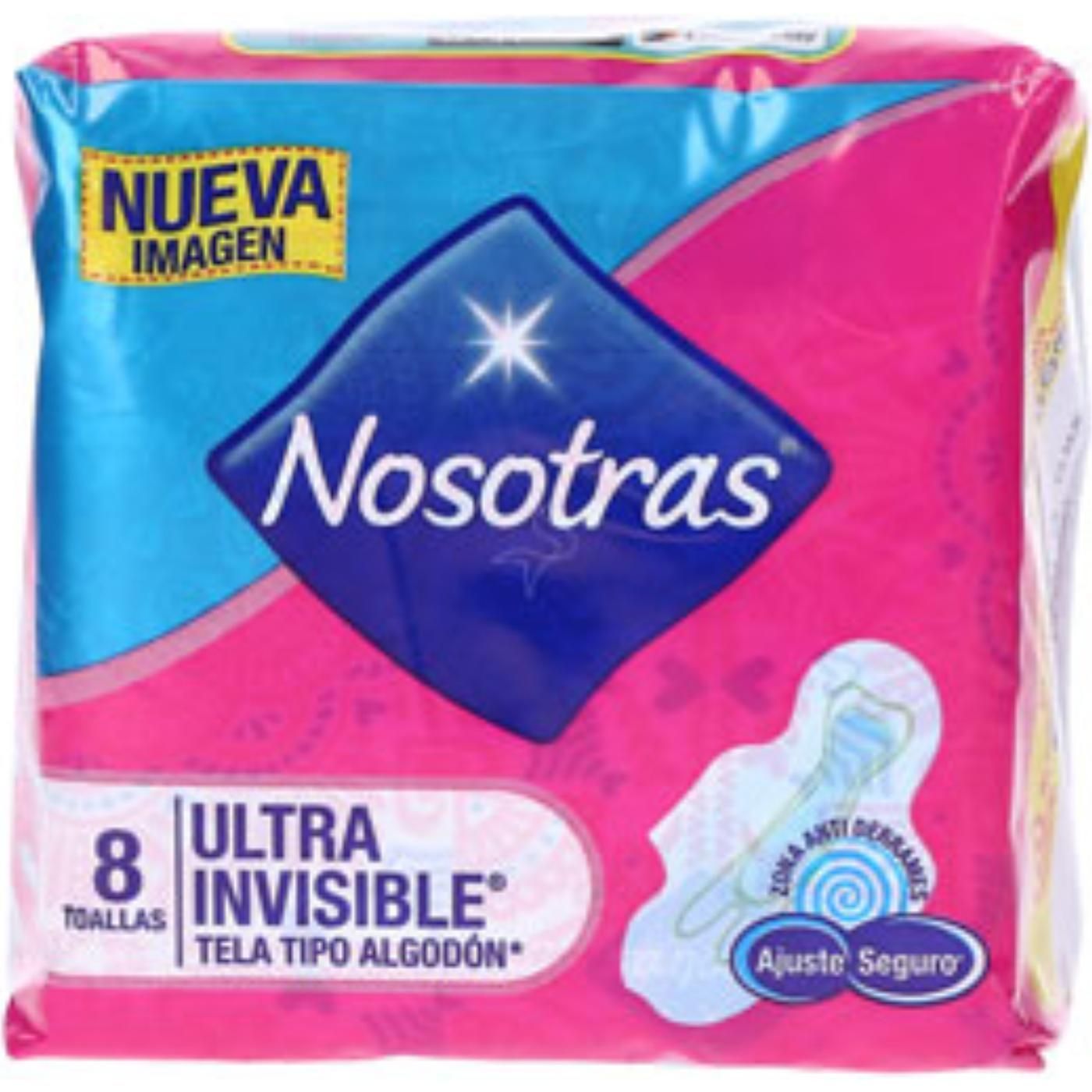 Toalla Femenina Nosotras Ultra Invisible 8 Unidades