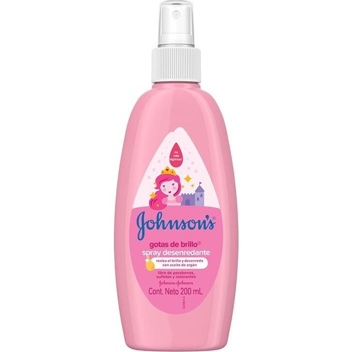 Spray Para Peinar Johnson's Baby Gotas De Brillo 200 ml