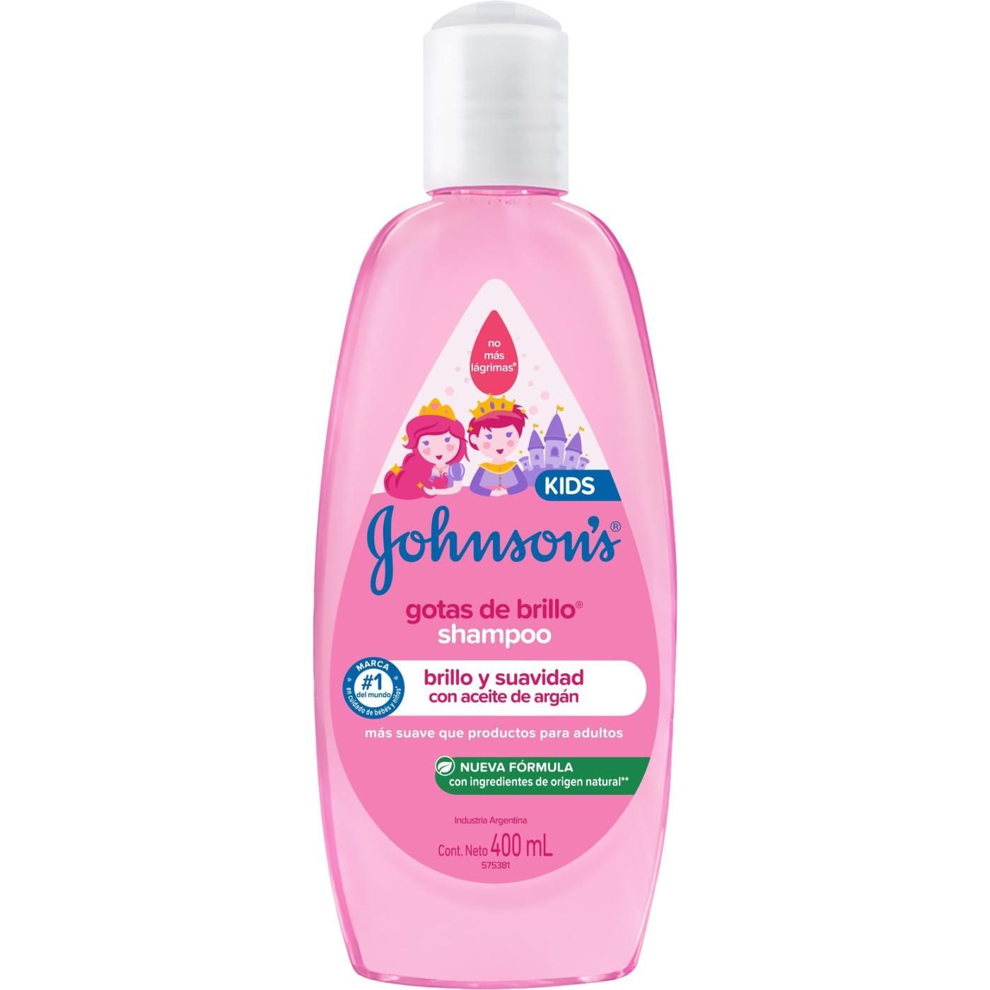 Shampoo Johnson's Baby Gotas Brillo 400 ml