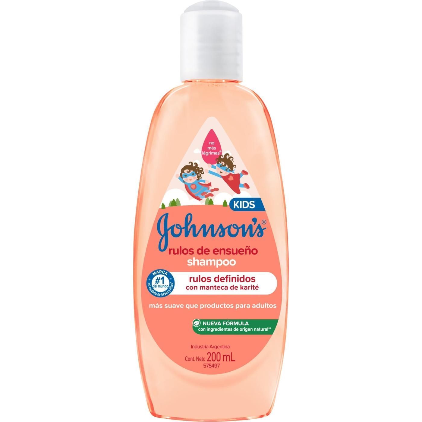Shampoo Johnson's Baby Rulos De Ensueño 200 ml