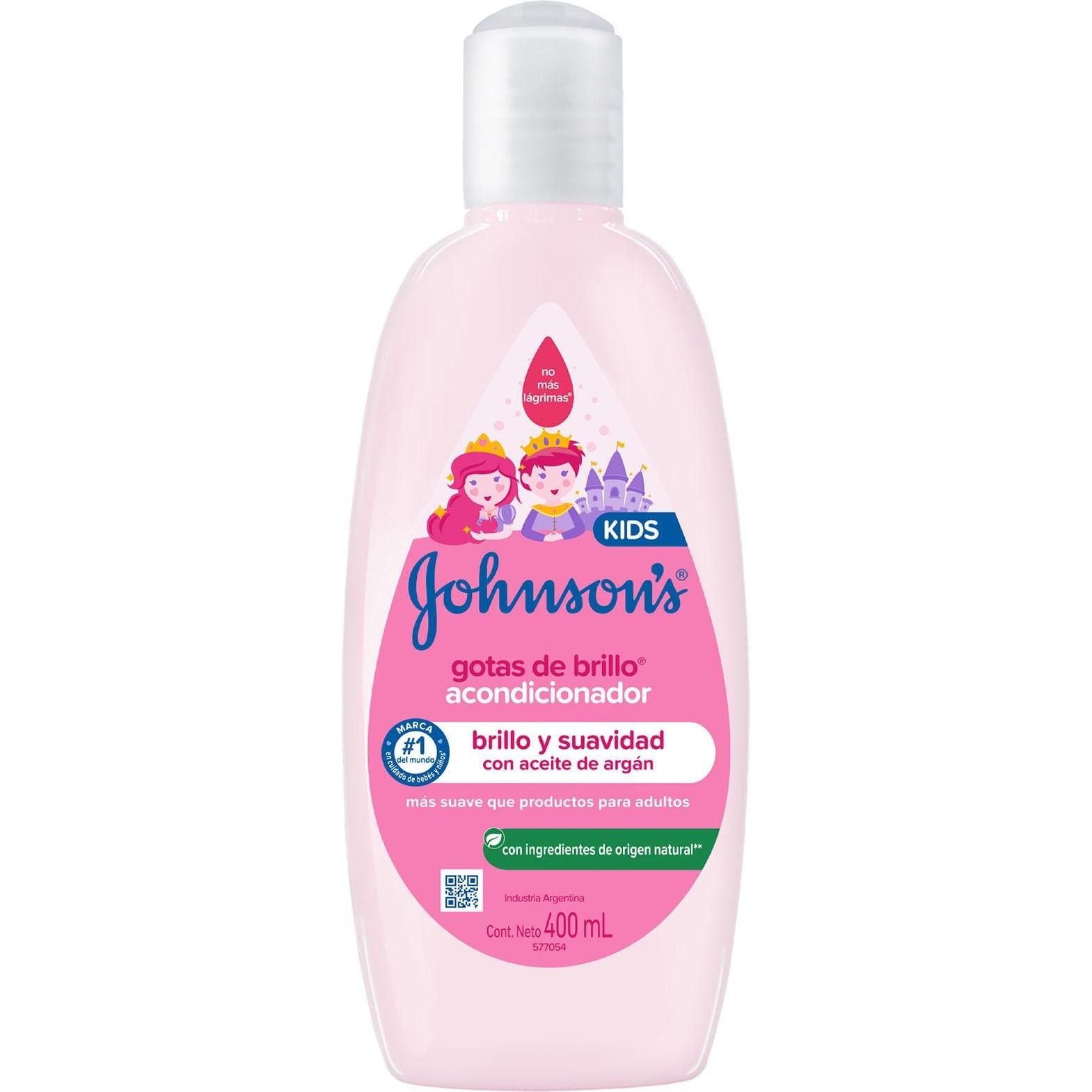 Acondicionador Johnson's Kids Gotas De Brillo 400 ml