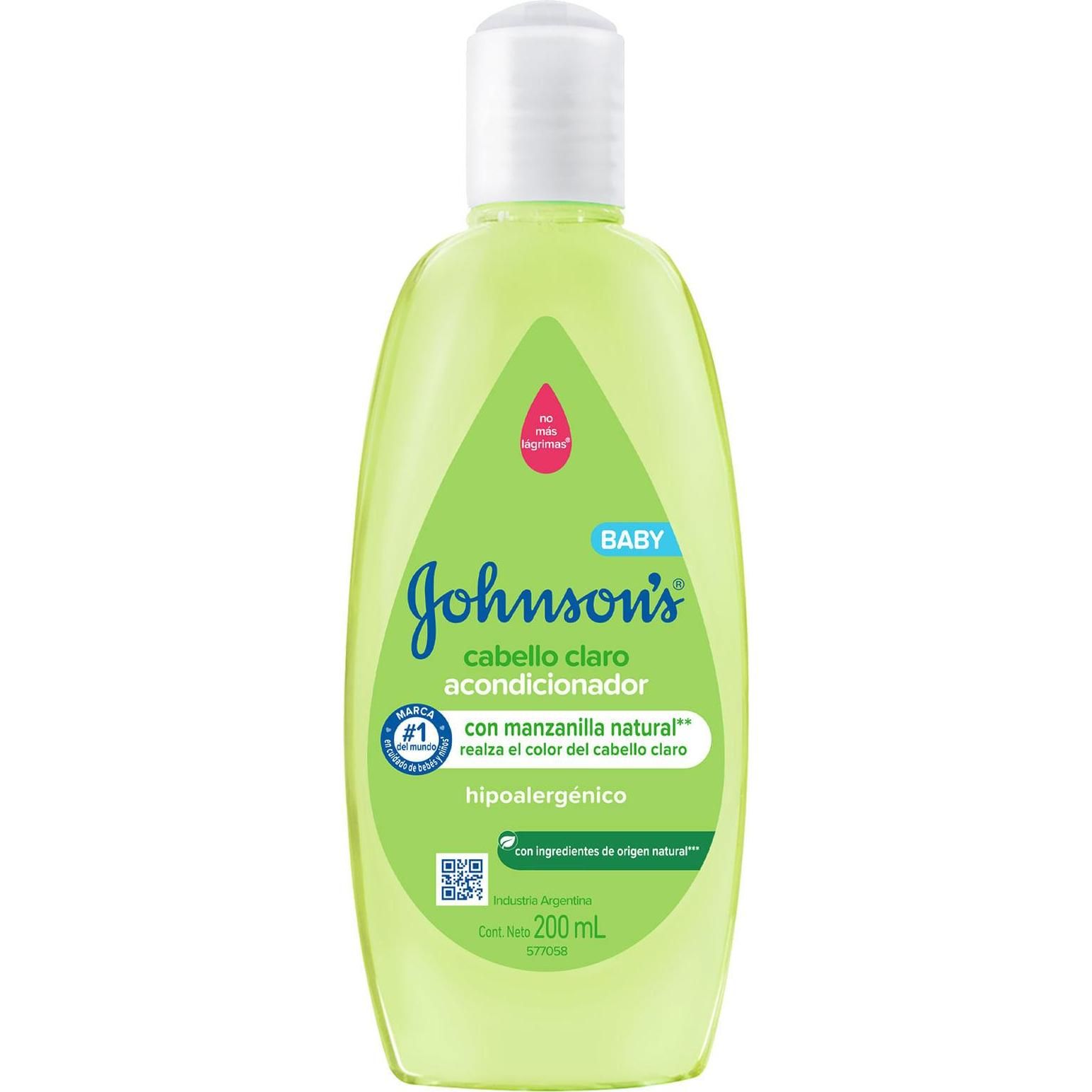 Acondicionador Johnson's Baby Manzanilla 200 ml