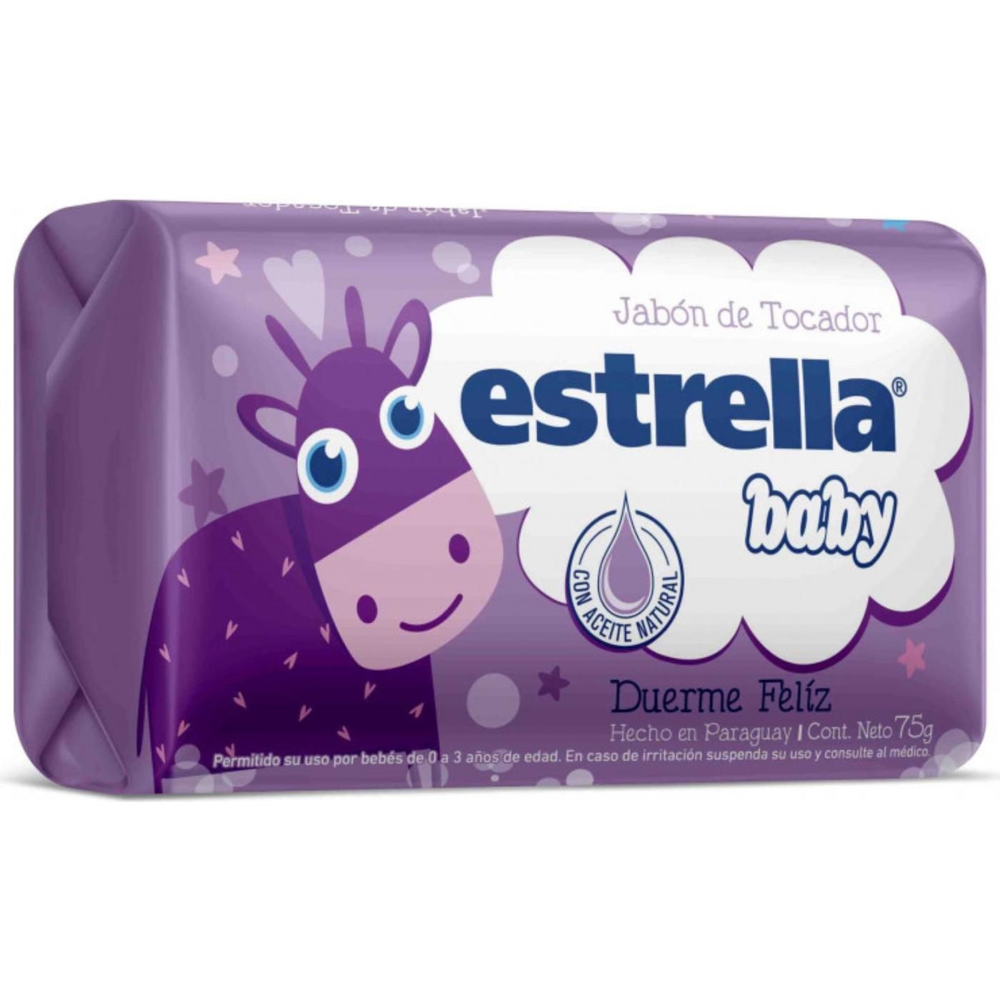 Jabón De Tocador Estrella Baby Duerme Feliz 75 g