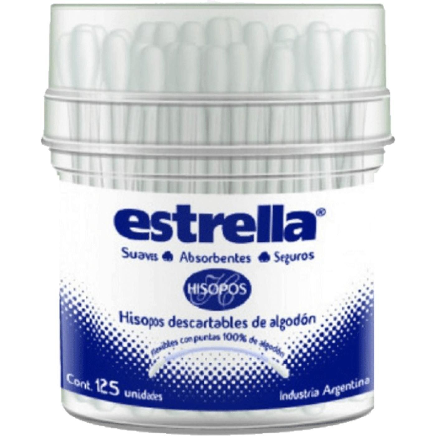 Hisopos Estrella 125 Unidades