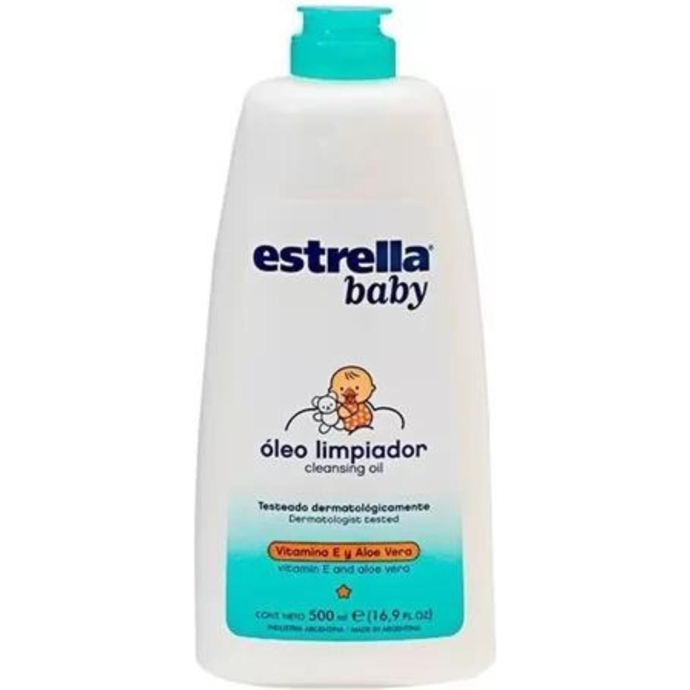 Oleo Calcareo Estrella Baby Extra Vitamina E Y Aloe Vera 500 ml
