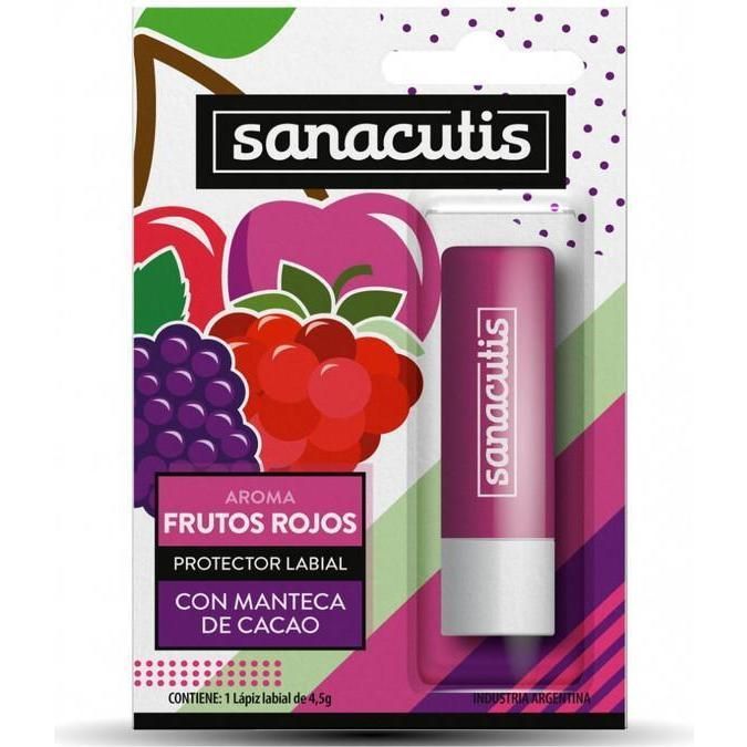 Bálsamo Labial Sanacutis Frutos Rojos 4,5 g