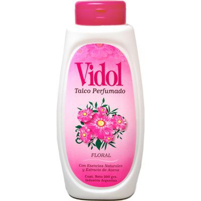Vidol talquera floral 200grs